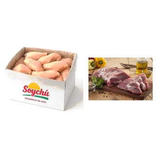 Combo 1511: 15 KG de Suprema Soychú IQF + Bondiola de Cerdo pieza aprox. 2,5 kg