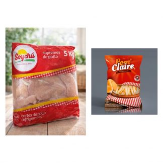Combo 1512: 5 KG de Suprema Soychú + Papas Fritas Pom Claire 2,5 KG